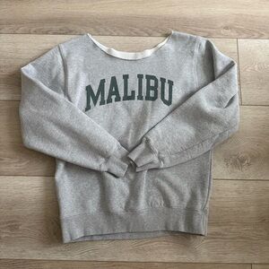 Brandy Melville Gray Malibu Sweatshirt